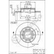 Jeu de 2 disques de frein arrière BREMBO 08.9136.11 - Visuel 2