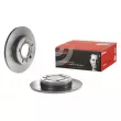 Jeu de 2 disques de frein arrière BREMBO 08.9136.11 - Visuel 1