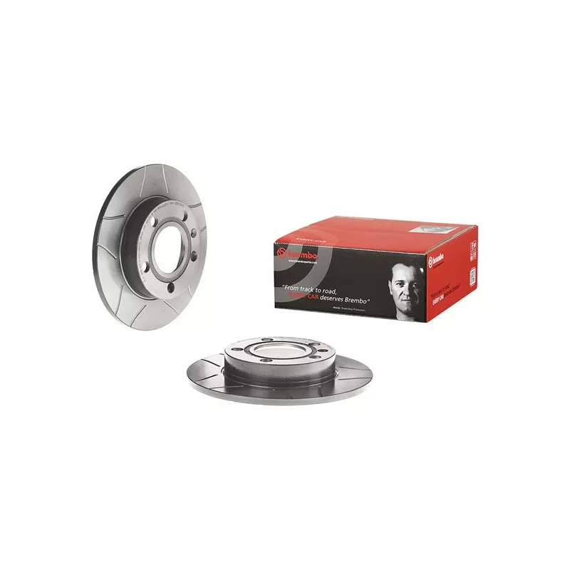 Jeu de 2 disques de frein arrière BREMBO 08.9136.75