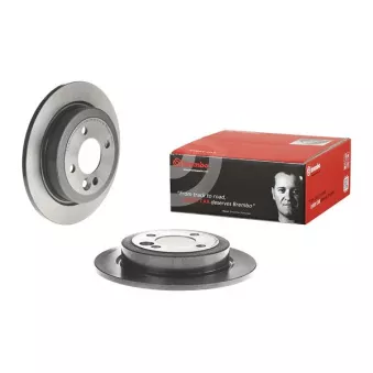 Jeu de 2 disques de frein arrière BREMBO 08.9163.11