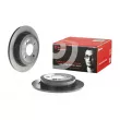 Jeu de 2 disques de frein arrière BREMBO 08.9163.21 - Visuel 1