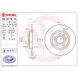 Jeu de 2 disques de frein arrière BREMBO 08.9176.11 - Visuel 2