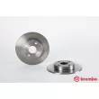 Jeu de 2 disques de frein arrière BREMBO 08.9180.10 - Visuel 1