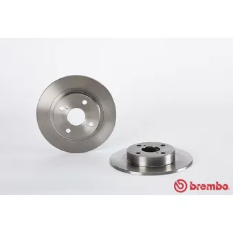 Jeu de 2 disques de frein arrière BREMBO 08.9180.10