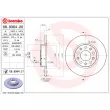 Jeu de 2 disques de frein arrière BREMBO 08.9364.21 - Visuel 2