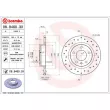Jeu de 2 disques de frein arrière BREMBO 08.9460.3X - Visuel 2