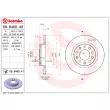Jeu de 2 disques de frein arrière BREMBO 08.9460.41 - Visuel 2