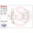 Jeu de 2 disques de frein arrière BREMBO 08.9460.61 - Visuel 2
