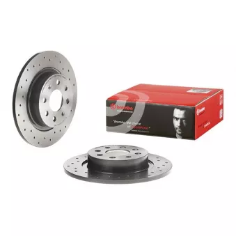 Jeu de 2 disques de frein arrière BREMBO 08.9460.71