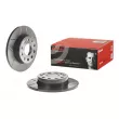 Jeu de 2 disques de frein arrière BREMBO 08.9488.75 - Visuel 1