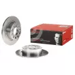 Jeu de 2 disques de frein arrière BREMBO 08.9502.10 - Visuel 1
