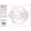 Jeu de 2 disques de frein arrière BREMBO 08.9502.11 - Visuel 2