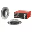 Jeu de 2 disques de frein arrière BREMBO 08.9502.11 - Visuel 1
