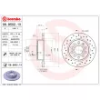 Jeu de 2 disques de frein arrière BREMBO 08.9502.1X - Visuel 2