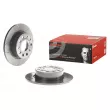Jeu de 2 disques de frein arrière BREMBO 08.9502.75 - Visuel 1