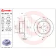 Jeu de 2 disques de frein arrière BREMBO 08.9504.10 - Visuel 2