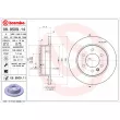 Jeu de 2 disques de frein arrière BREMBO 08.9509.14 - Visuel 2