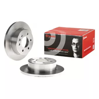 Jeu de 2 disques de frein arrière BREMBO 08.9509.14