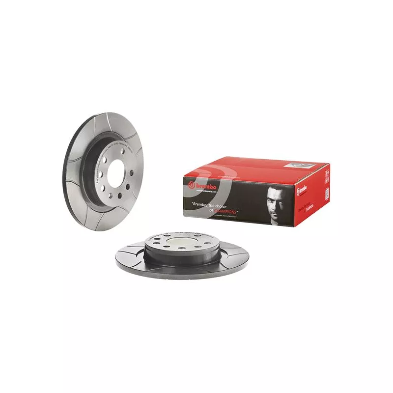 Jeu de 2 disques de frein arrière BREMBO 08.9511.75