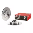 Jeu de 2 disques de frein arrière BREMBO 08.9512.17 - Visuel 1