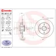 Jeu de 2 disques de frein arrière BREMBO 08.9512.27 - Visuel 2