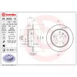 Jeu de 2 disques de frein arrière BREMBO 08.9580.10 - Visuel 2
