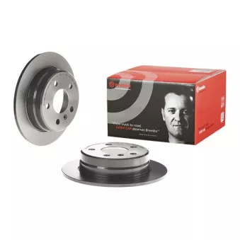 Jeu de 2 disques de frein arrière BREMBO 08.9580.11