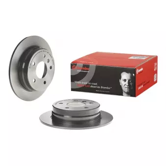 Jeu de 2 disques de frein arrière BREMBO 08.9580.21