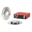 Jeu de 2 disques de frein arrière BREMBO 08.9602.10 - Visuel 1