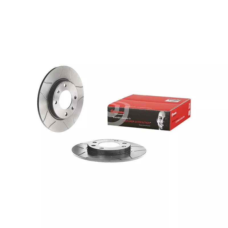Jeu de 2 disques de frein arrière BREMBO 08.9602.75