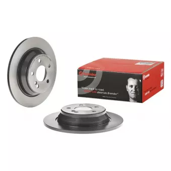 Jeu de 2 disques de frein arrière BREMBO 08.9729.11