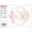 Jeu de 2 disques de frein arrière BREMBO 08.9739.10 - Visuel 2