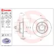 Jeu de 2 disques de frein arrière BREMBO 08.9751.10 - Visuel 2