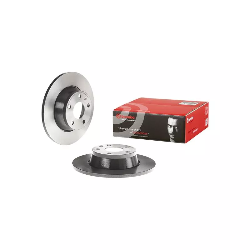 Jeu de 2 disques de frein arrière BREMBO 08.9769.11