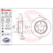 Jeu de 2 disques de frein arrière BREMBO 08.9787.11 - Visuel 2