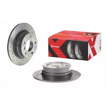 Jeu de 2 disques de frein arrière BREMBO 08.9787.1X