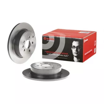 Jeu de 2 disques de frein arrière BREMBO 08.9913.11