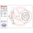 Jeu de 2 disques de frein arrière BREMBO 08.9975.11 - Visuel 2
