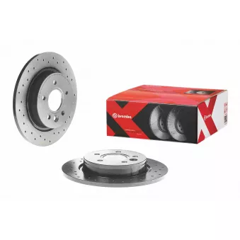 Jeu de 2 disques de frein arrière BREMBO 08.9975.1X