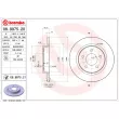 Jeu de 2 disques de frein arrière BREMBO 08.9975.21 - Visuel 2