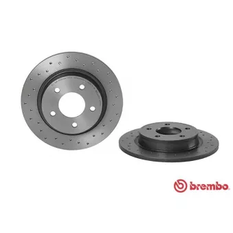 Jeu de 2 disques de frein arrière BREMBO 08.9975.2X