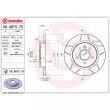 Jeu de 2 disques de frein arrière BREMBO 08.9975.75 - Visuel 2