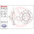 Jeu de 2 disques de frein arrière BREMBO 08.9975.76 - Visuel 2