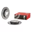 Jeu de 2 disques de frein arrière BREMBO 08.9975.76 - Visuel 1