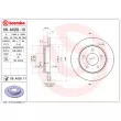 Jeu de 2 disques de frein arrière BREMBO 08.A029.10 - Visuel 2