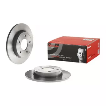Jeu de 2 disques de frein arrière BREMBO 08.A029.11