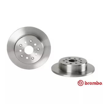 Jeu de 2 disques de frein arrière BREMBO 08.A038.10
