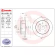 Jeu de 2 disques de frein arrière BREMBO 08.A108.10 - Visuel 2