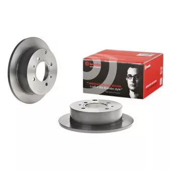 Jeu de 2 disques de frein arrière BREMBO 08.A114.11