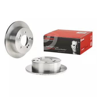 Jeu de 2 disques de frein arrière BREMBO 08.A114.20
